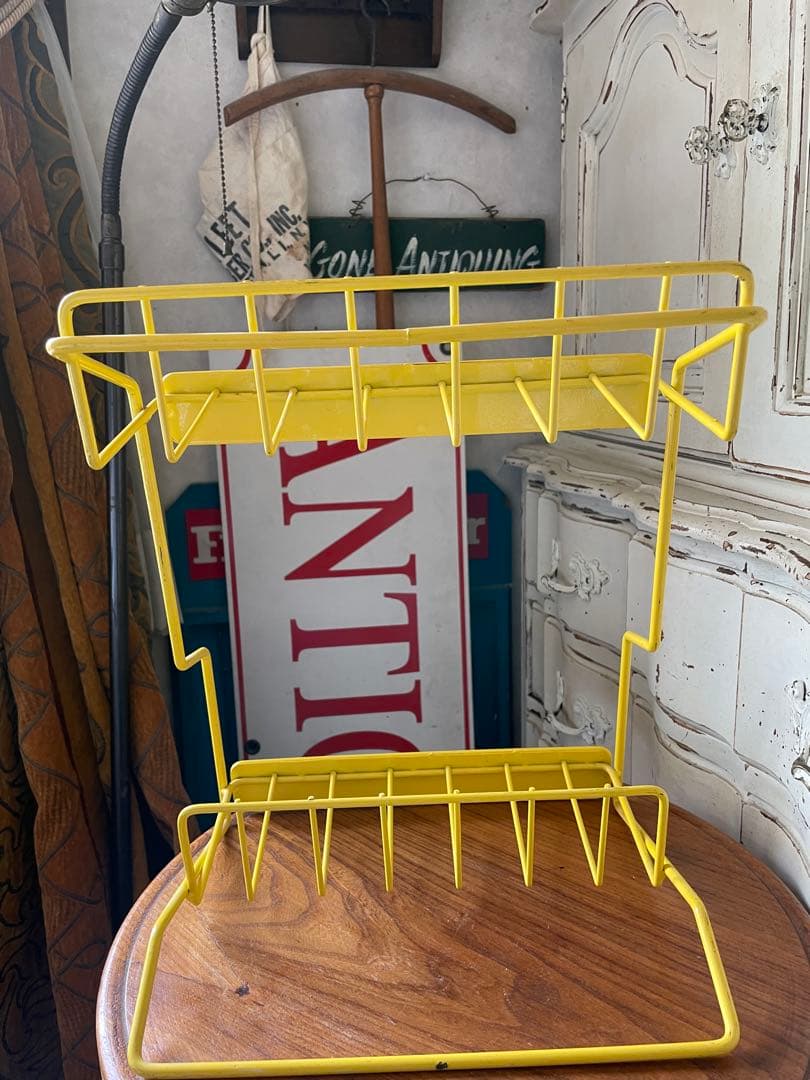 アンティーク　ワイヤー　ディスプレイ　ラック　スタンド飾り棚Mr.PEANUTS