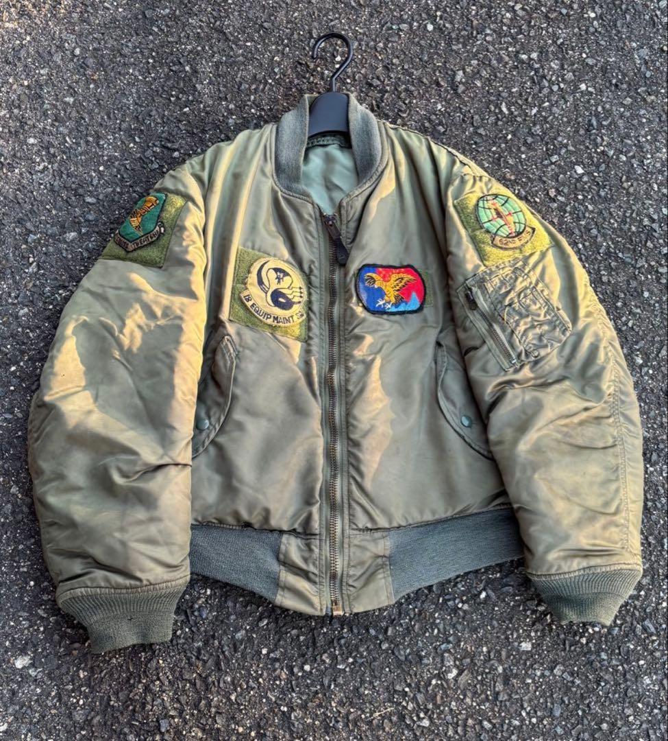 K*L様 【85年製 米軍実物】ALPHA MA-1 豪華パッチカスタム80sヴ