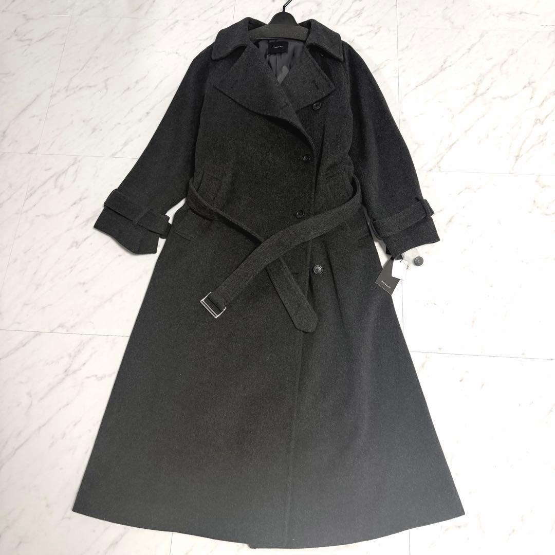 【新品タグ付き】2025✨️即完品 アニュアンス ウール トレンチ コート ロング