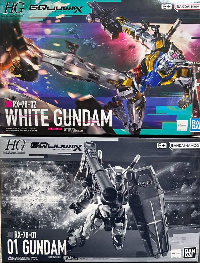 ガンプラ　HG白いガンダム　01ガンダム