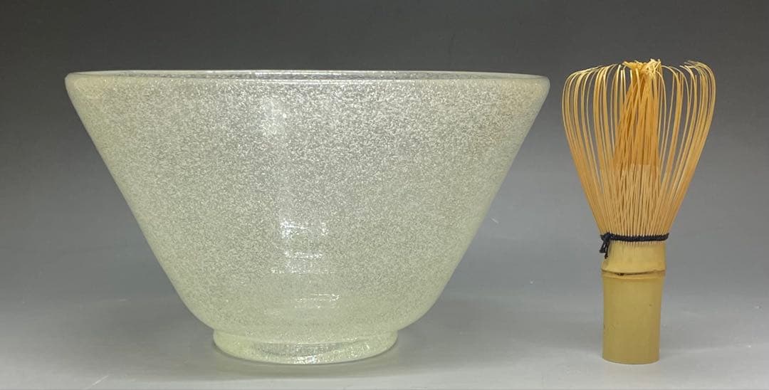 倉敷ガラス　小谷真三　吹きガラス　大鉢　サラダボウル　b9943