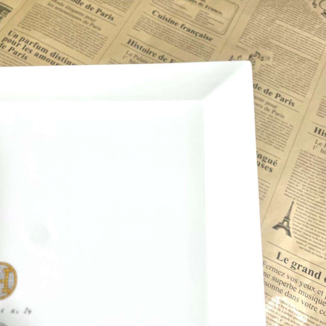 エルメス モザイク ゴールド 角皿 スクエア プレート 23cm