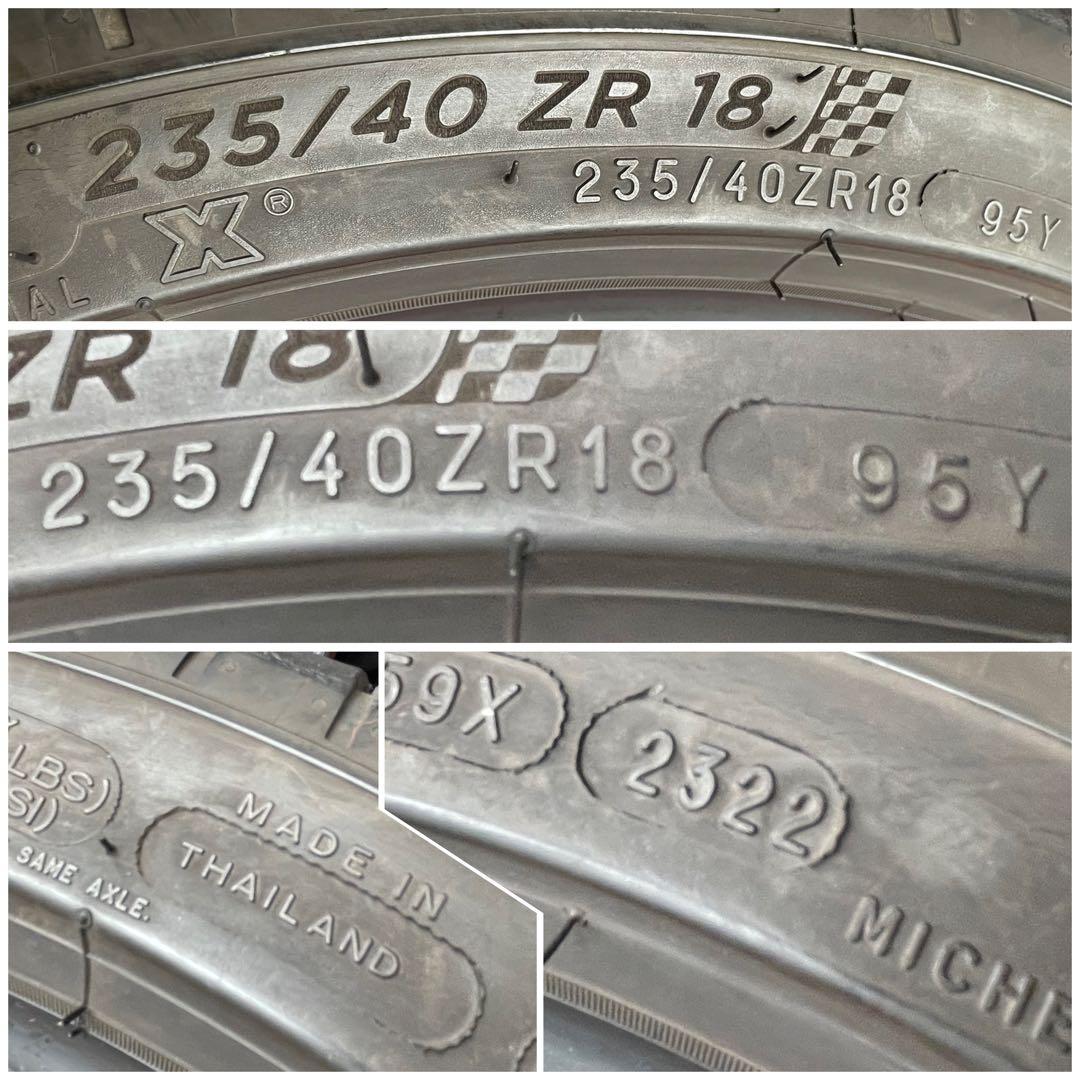 いももち専用です送料込22年式235/40ZR18ミシュランPILOTスポーツ4