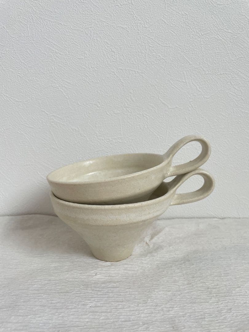 イトウサトミ 大皿 ゴブレット ロング 三角 カップ