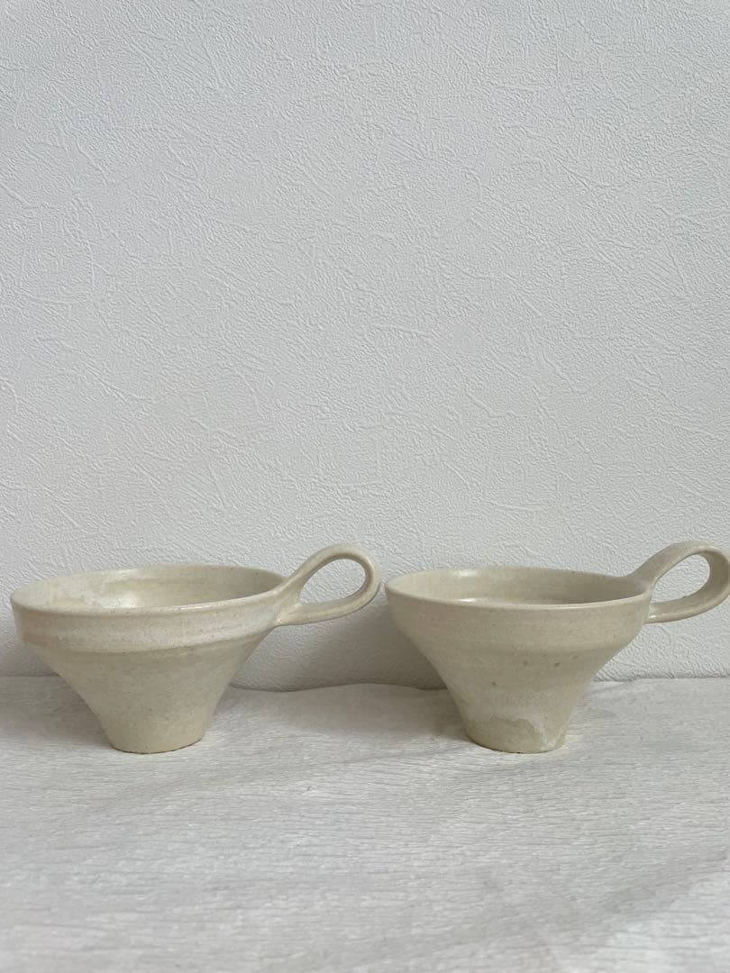 イトウサトミ 大皿 ゴブレット ロング 三角 カップ