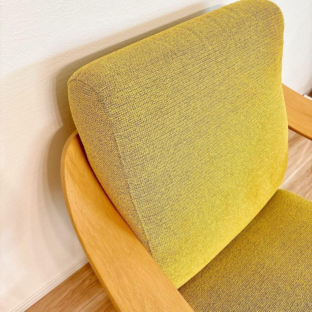 ✨美品✨ カリモク 1人掛け ソファ WW5700 ウォールナット ナチュラル