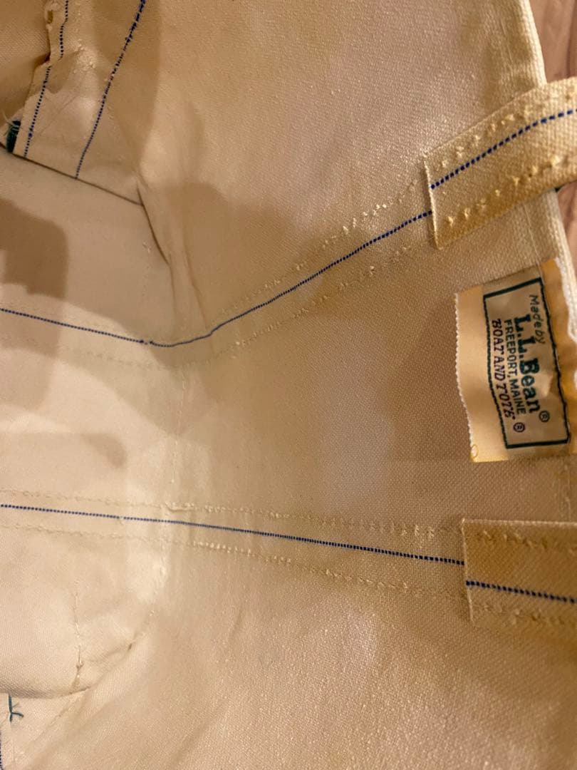 80s エルエルビーン　トートバッグ　2色ギザタグ　グリーン　M 美品