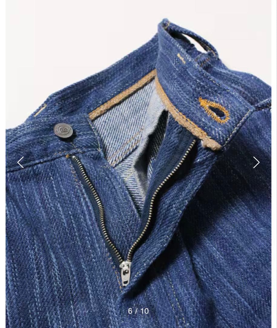 kuma kuma⭐︎45R カディデニムペインターパンツ