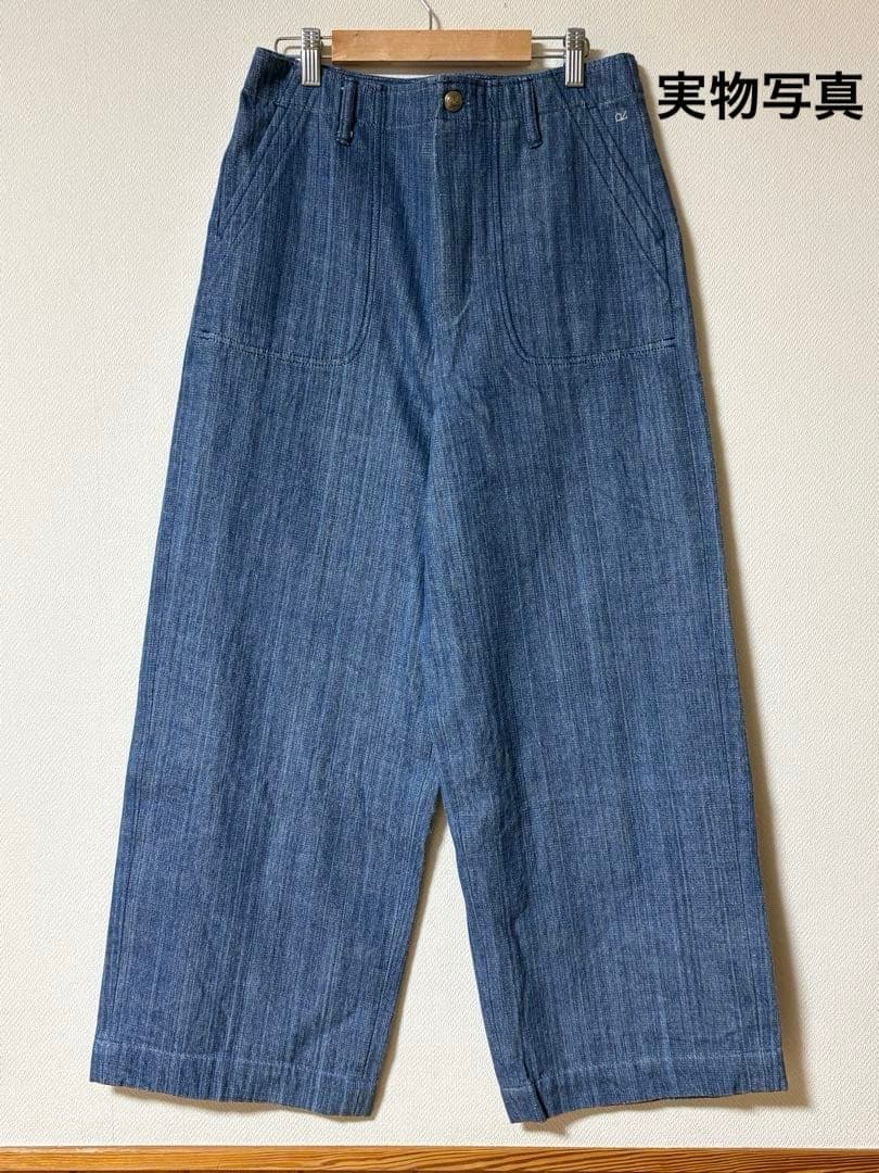 kuma kuma⭐︎45R カディデニムペインターパンツ
