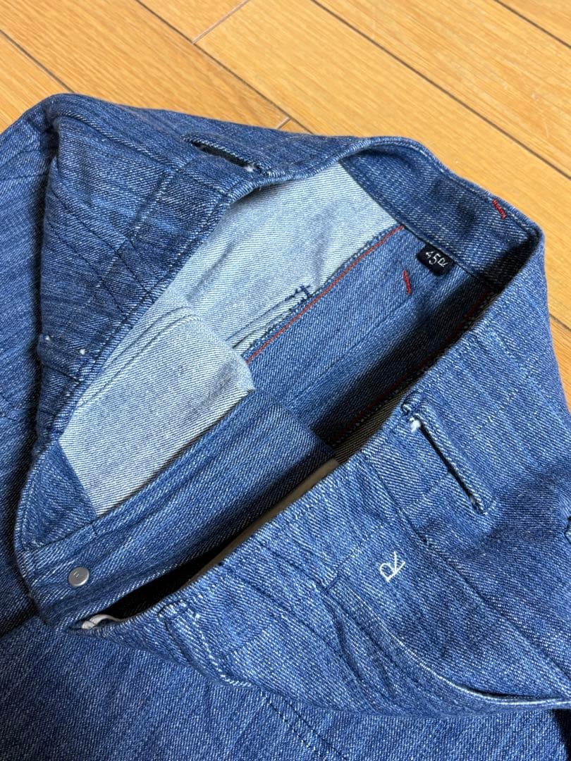 kuma kuma⭐︎45R カディデニムペインターパンツ