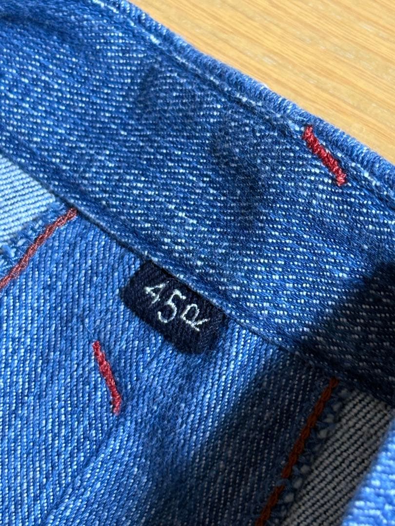 kuma kuma⭐︎45R カディデニムペインターパンツ