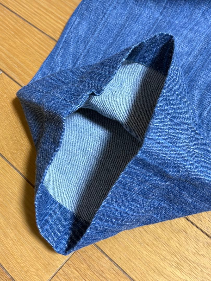 kuma kuma⭐︎45R カディデニムペインターパンツ