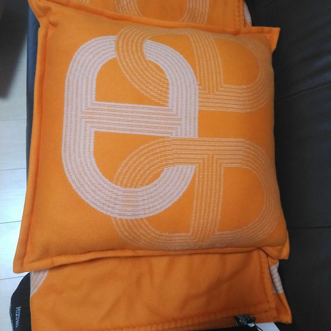 HERMES　クッション　ブランケット2点セット　エルメス　毛布