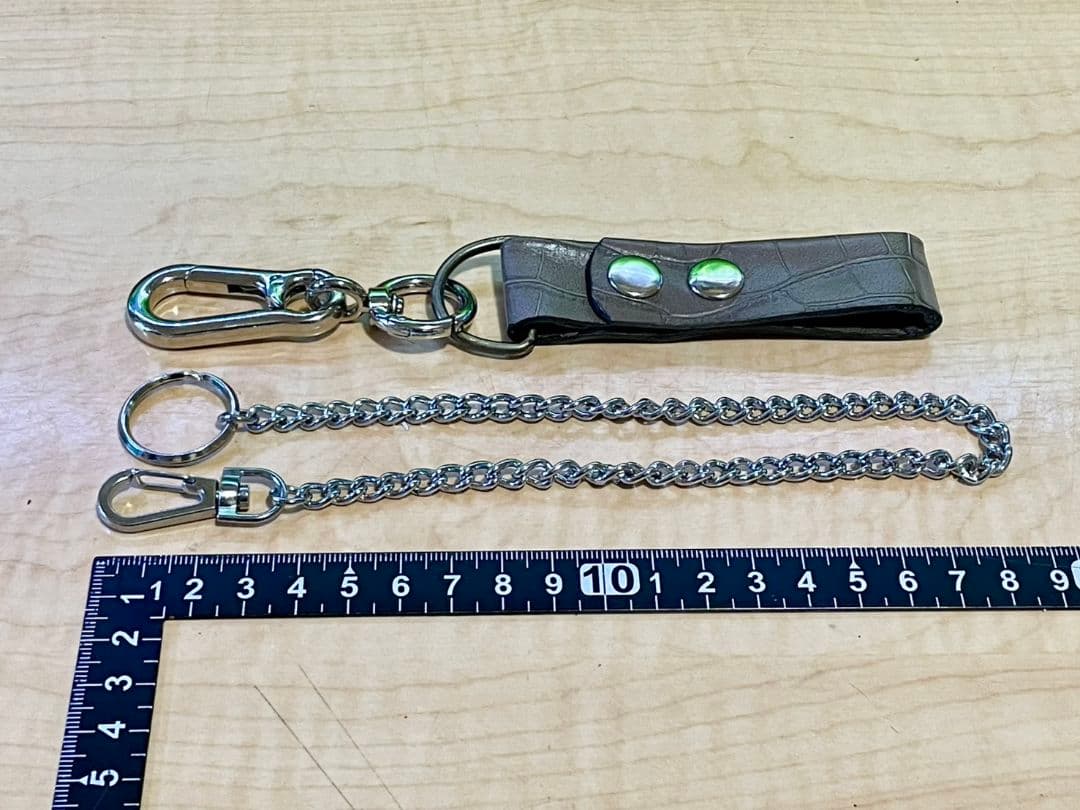 長財財布☆牛本皮・クロコ調★【新品】★