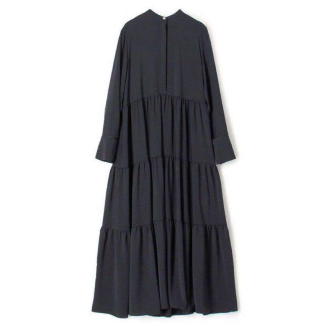 新品✨トゥモローランド ボールジィ パウダリーサテンティアードロングワンピース