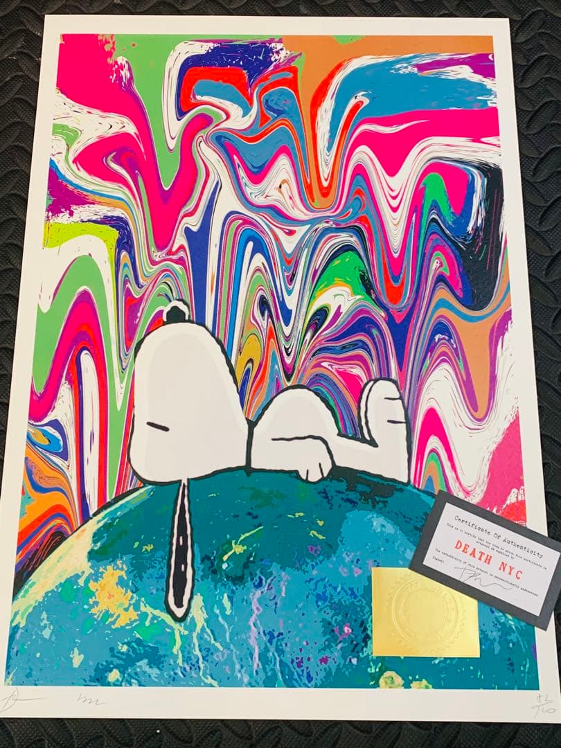 新入荷！世界限定100点　正規品DEATH NYC ポップアート アース
