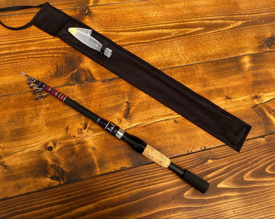 8ft 240cm カスタムロッド　テレスコロッド　スピニング　ハンドメイド