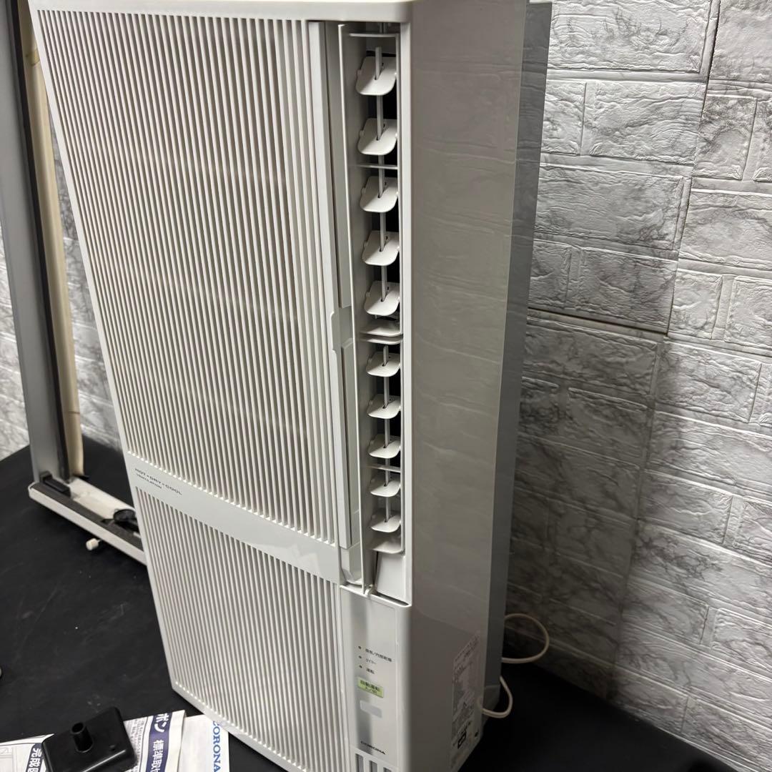 852　ルームエアコン　コロナ　窓用　冷暖房　綺麗　送料無料　21年製　安い