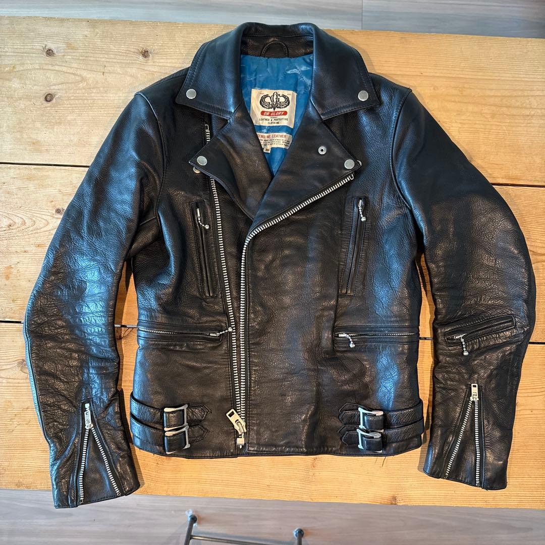 OR GLORY 本革ダブルライダース 36サイズ