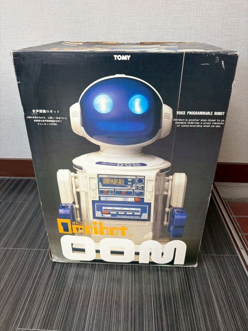 丸*ン様 箱付き　TOMYオムニボット 当時モノ スペースエイジ　ジャンク　タカ