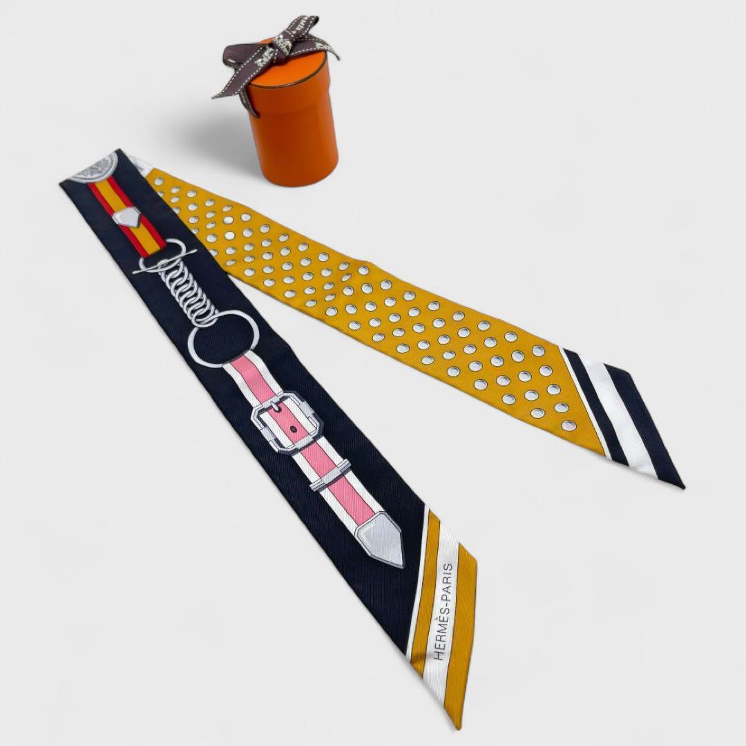 未使用品✨HERMES エルメス ツイリースカーフ グラン・トゥラララ シルク
