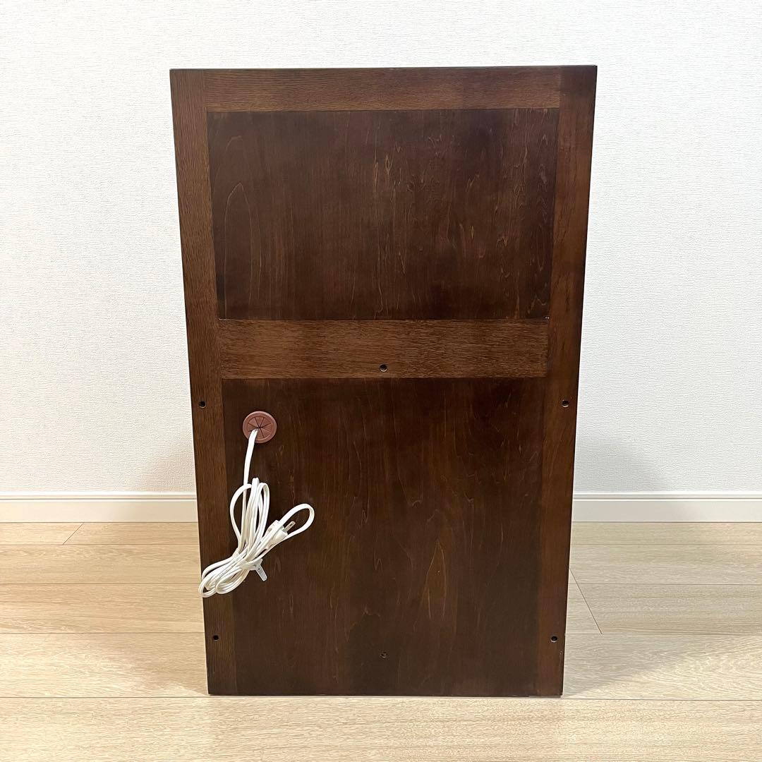 (て50)コンセント付き karimoku カリモク ナイトテーブル サイド