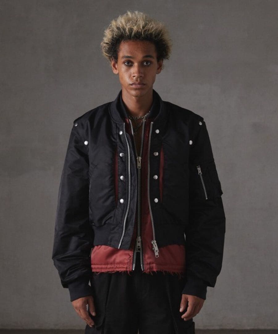 【GRANCY】ボリュームレイヤードデザインMA‐1 Mサイズ