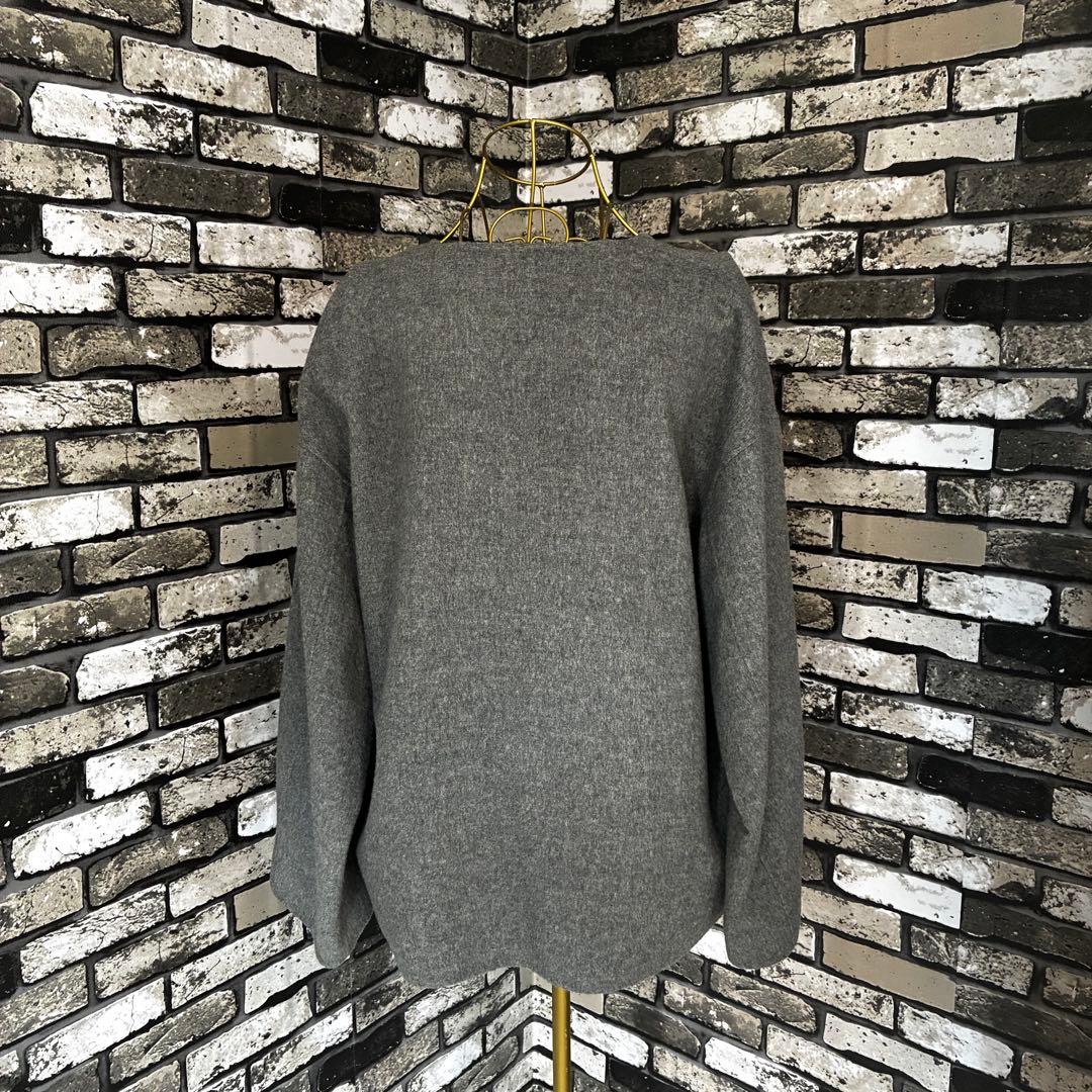 未使用✨DES PRS デプレ ウール ノーカラージャケット グレー