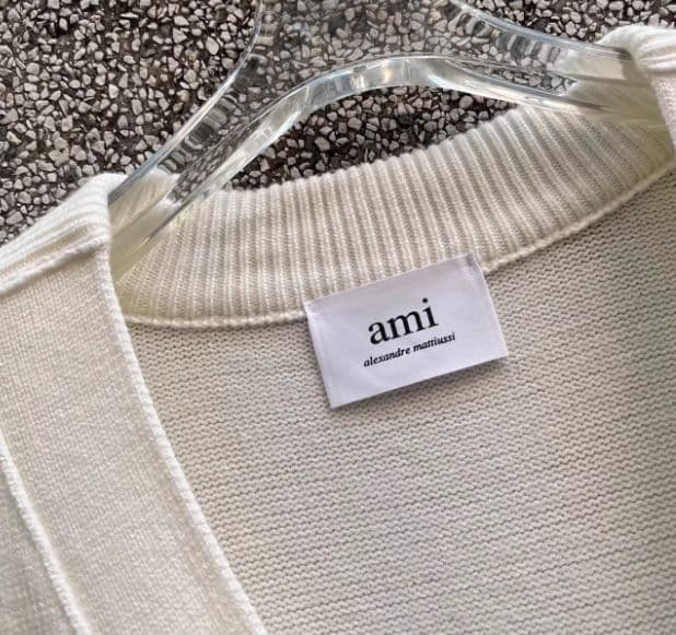 AMI PARIS ニットセーター ハート刺繍 男女兼用