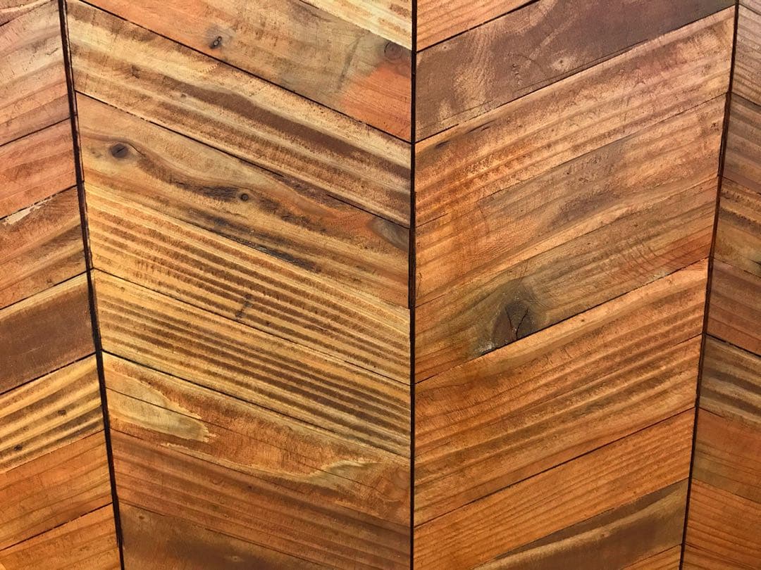 壁掛け☆ヘリンボーン☆ウッドシェルフ☆お洒落インテリア