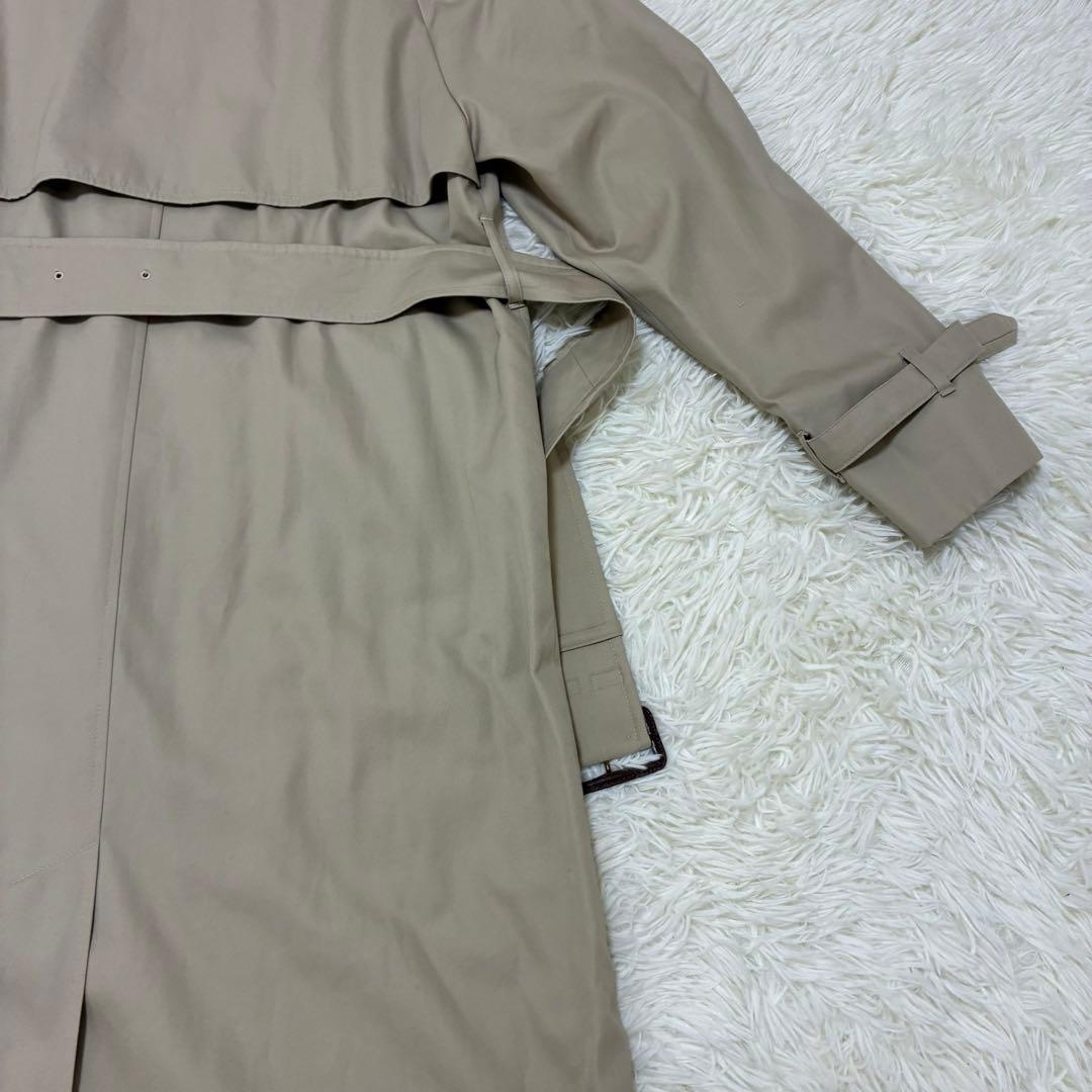 (美品)Aquascutum　トレンチコート　イングランド製　ベルト付　ベージュ