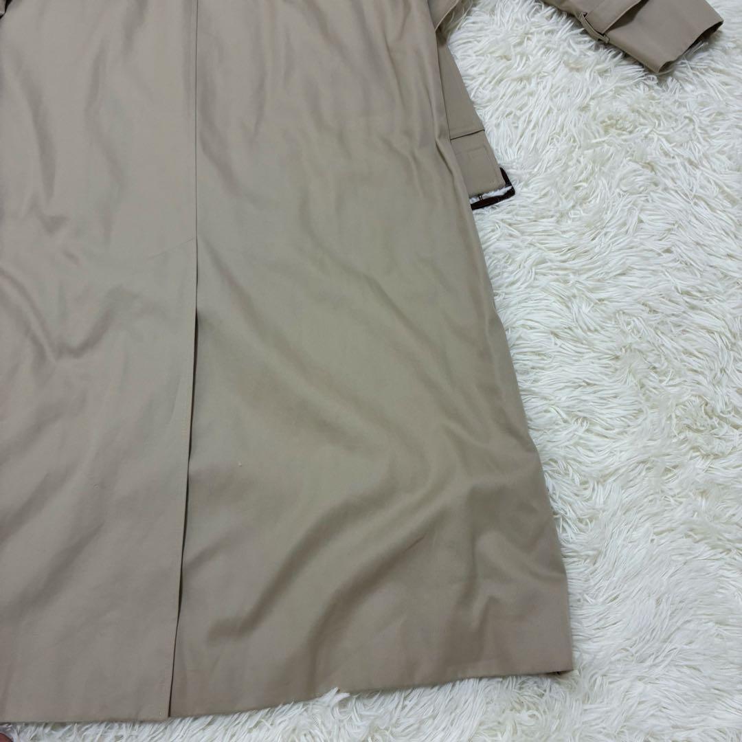 (美品)Aquascutum　トレンチコート　イングランド製　ベルト付　ベージュ