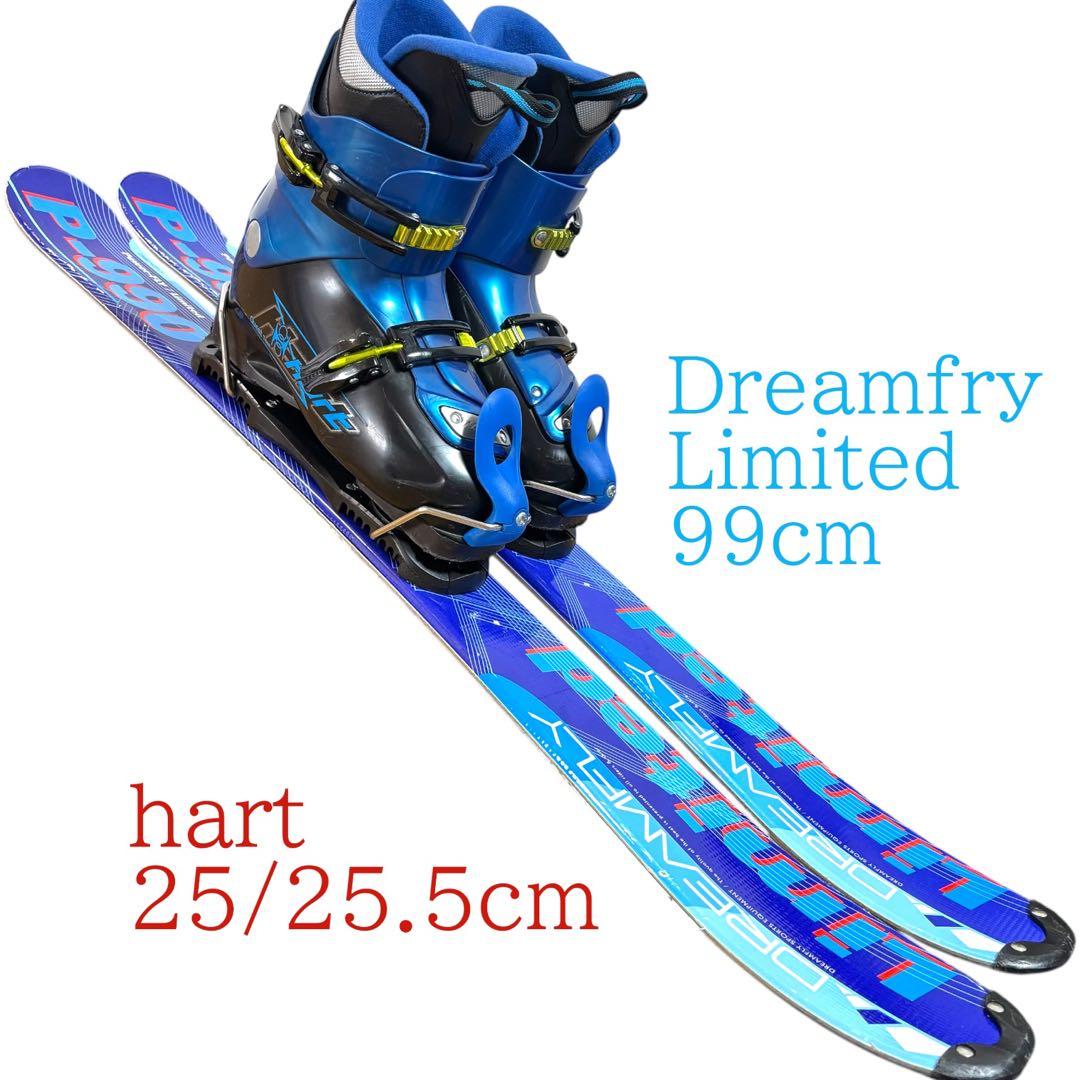 メンズ　ショートスキー　ファンスキーセット　Dreamfry 25/25.5cm