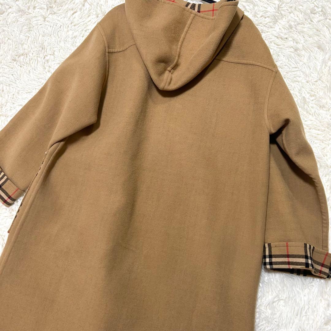 ✨カシミヤ混✨BURBERRY バーバリー　ダッフルコート　ノバチェック　S