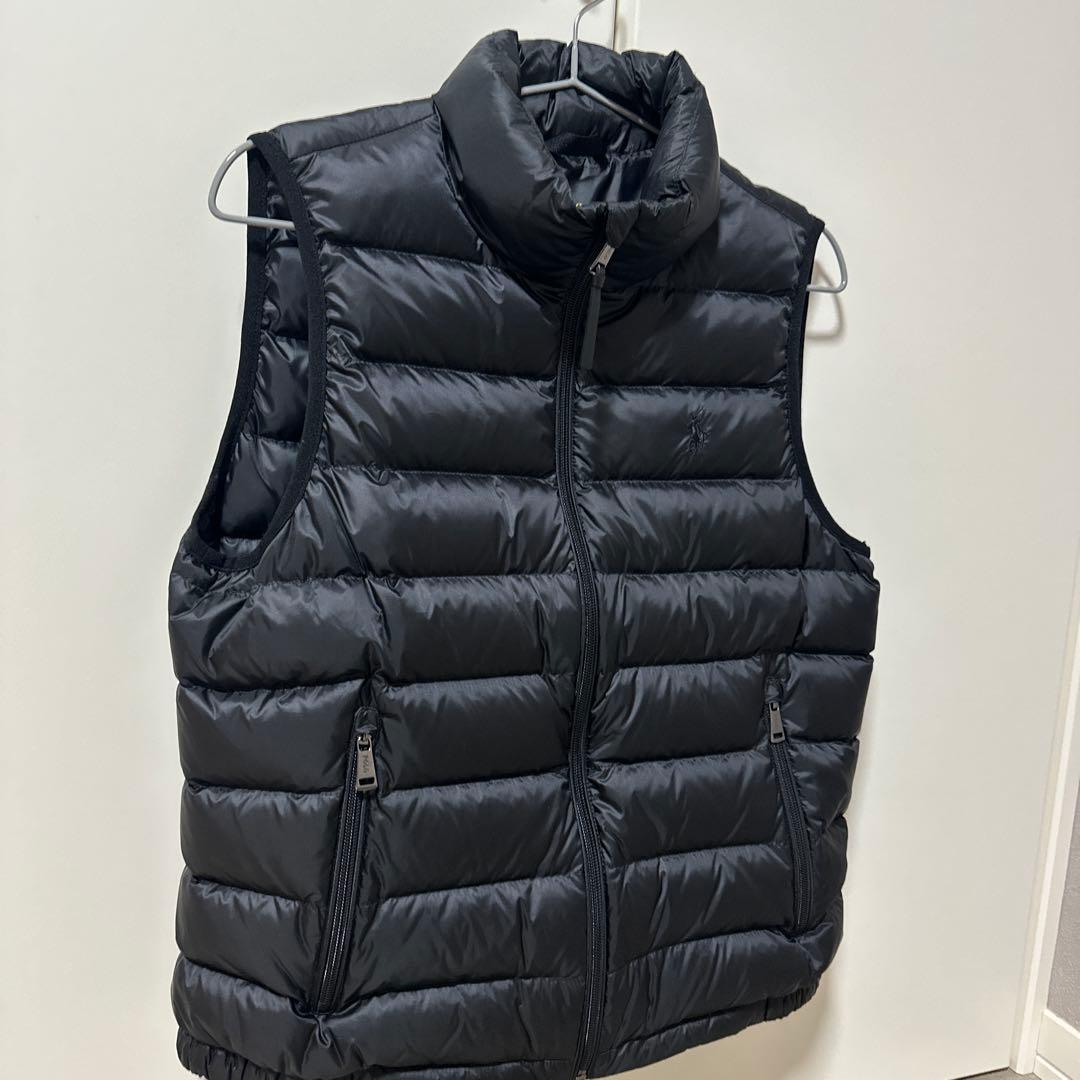 POLO ラルフローレン ブラック ダウンベスト