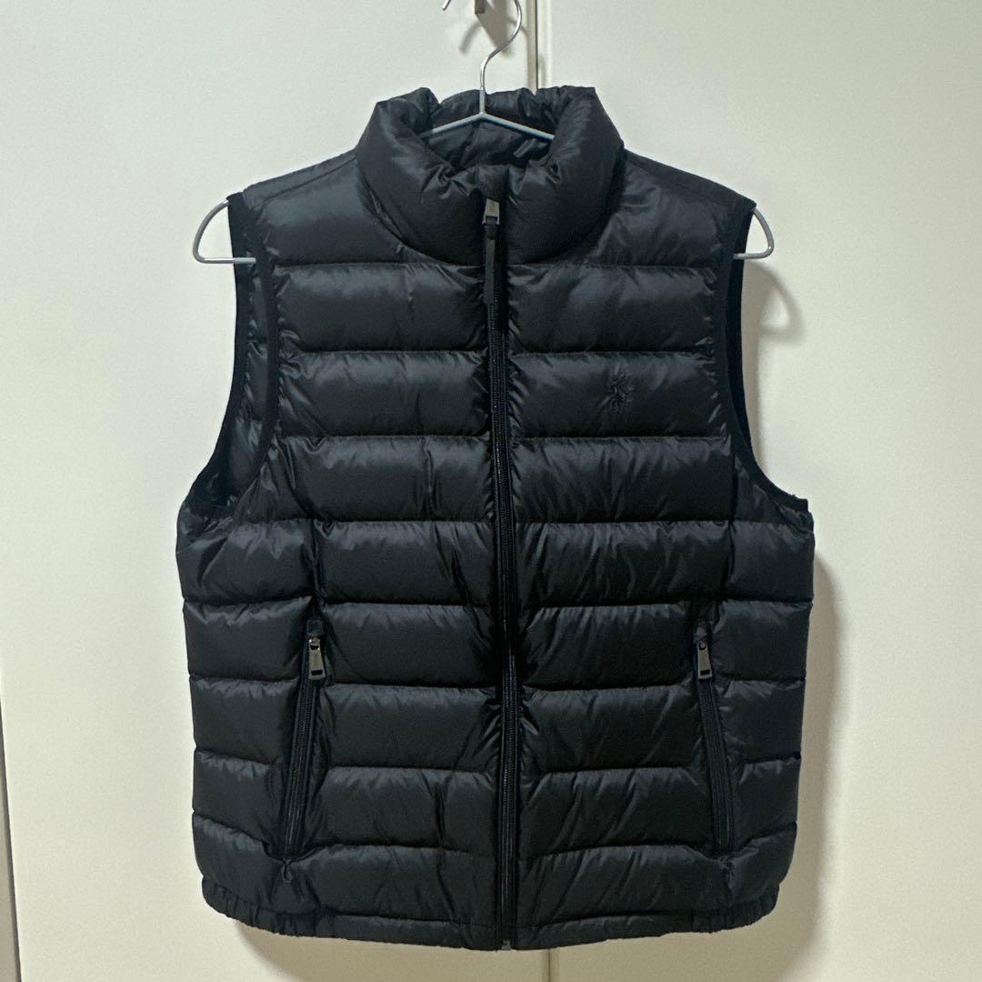 POLO ラルフローレン ブラック ダウンベスト