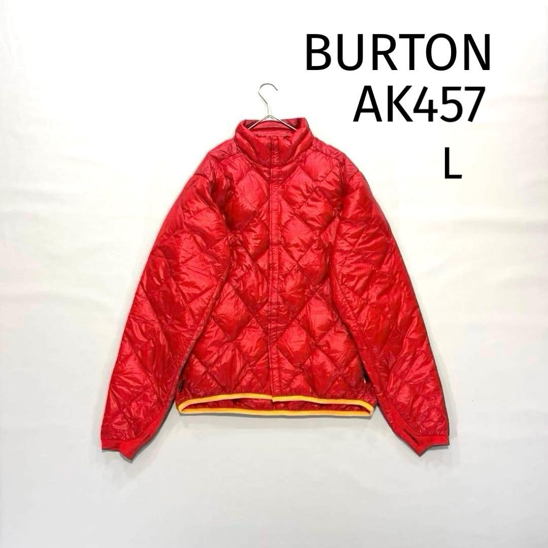 バートン　AK 457 ダウンジャケット　L レッド　メンズ　スノボ　スキー