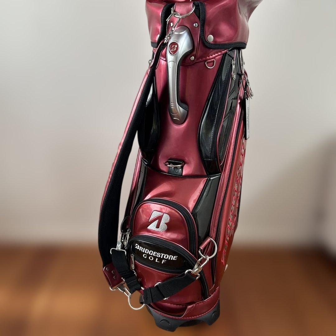 ブリヂストン　ゴルフバッグ　エナメル