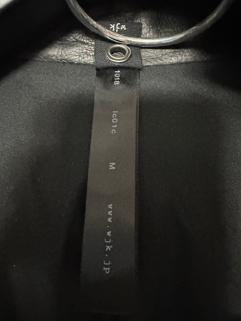 wjk レザージャケット　チェスターコート　メンズコート