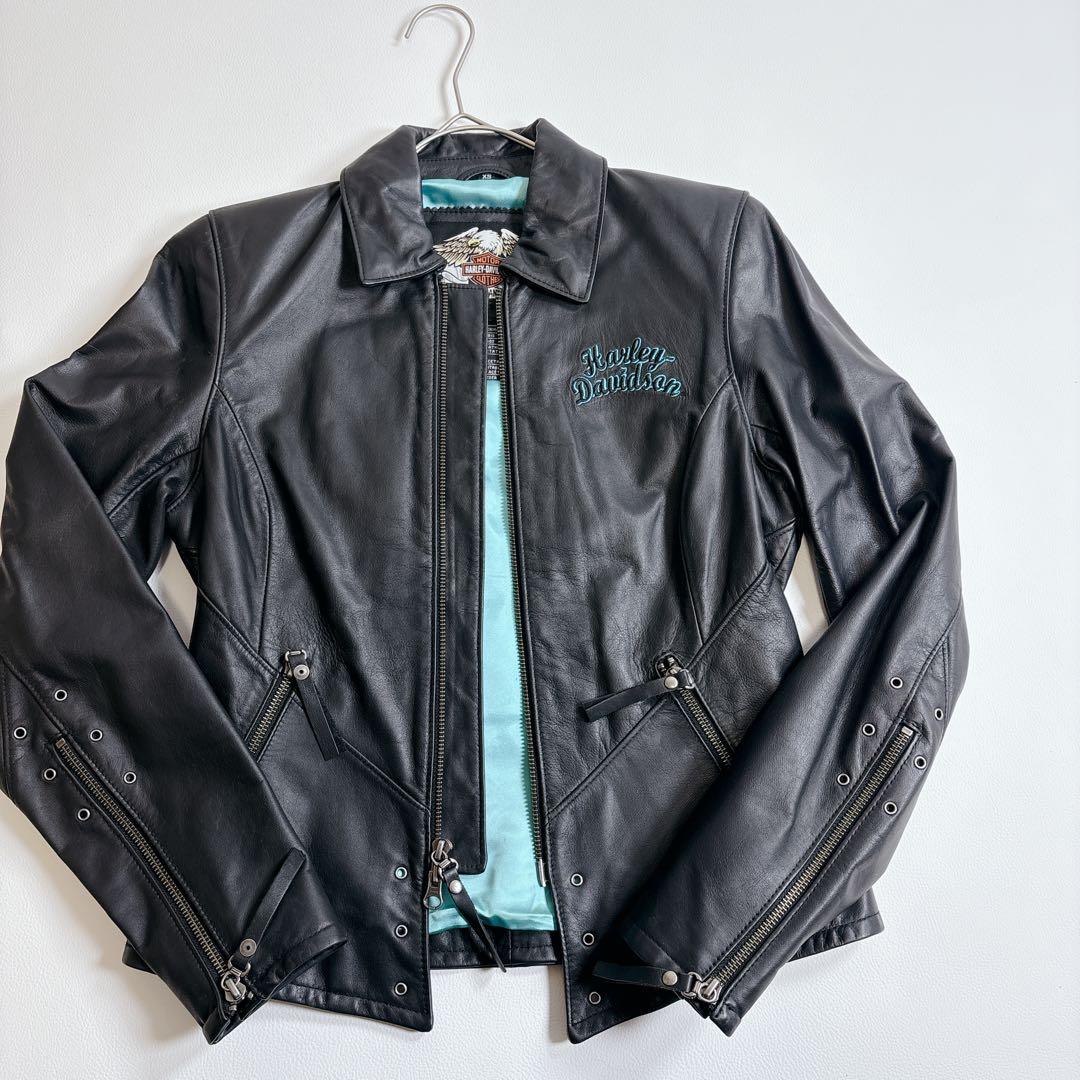 Harley-Davidson シングルライダース　イーグル　ターコイズ　XS