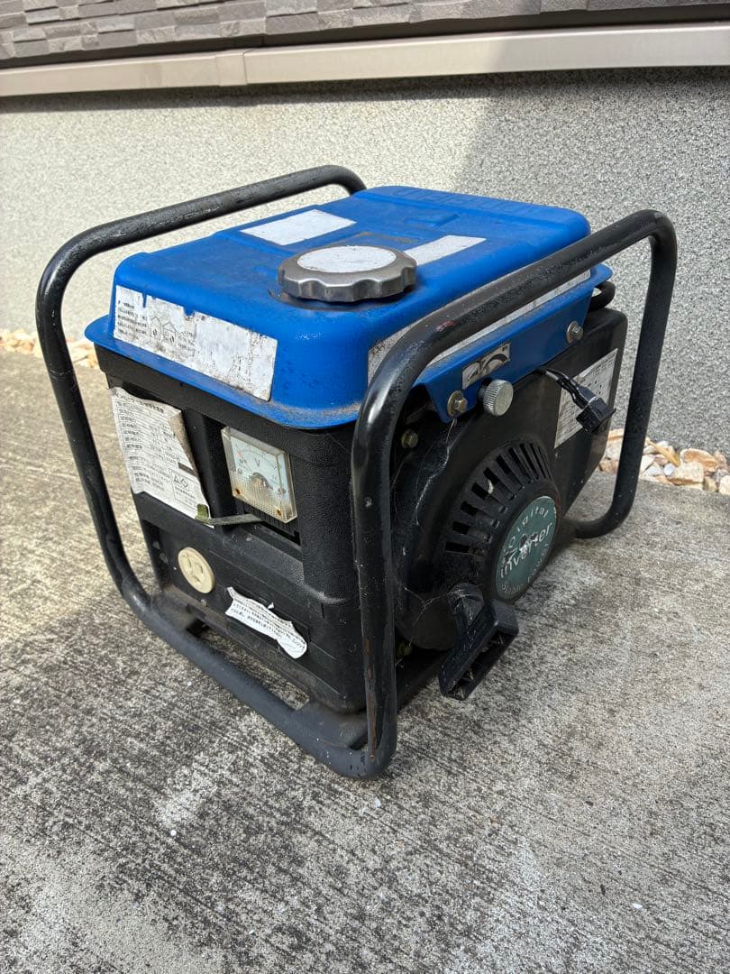 発電機800w メーカー不明 実働 インバーター