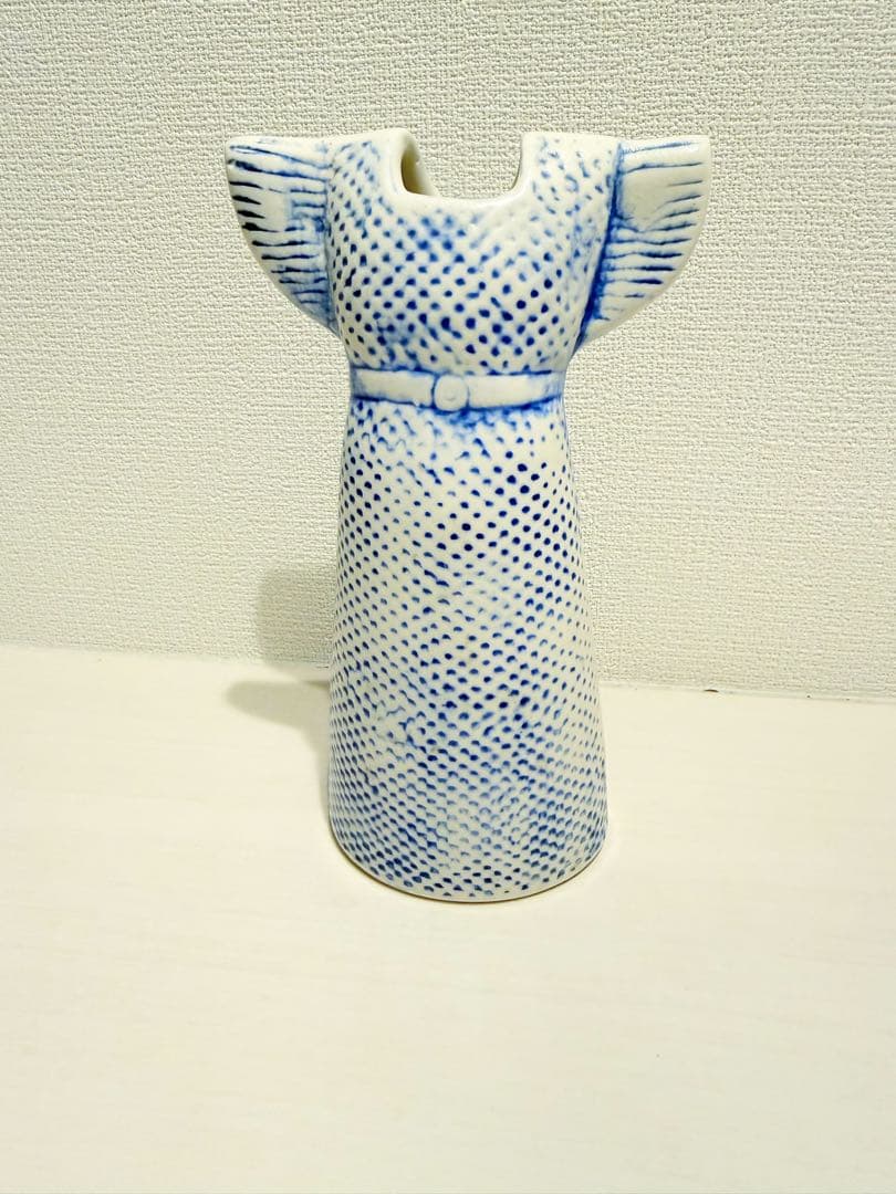 リサラーソン　ワードローブドレス　フラワーベース　廃盤品　陶器　北欧