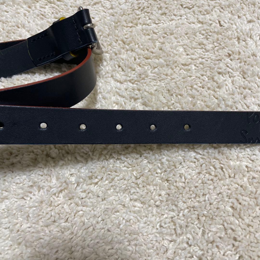 ほぼ未使用！ポールスミス　カラードエッジ　ベルト　スリム
