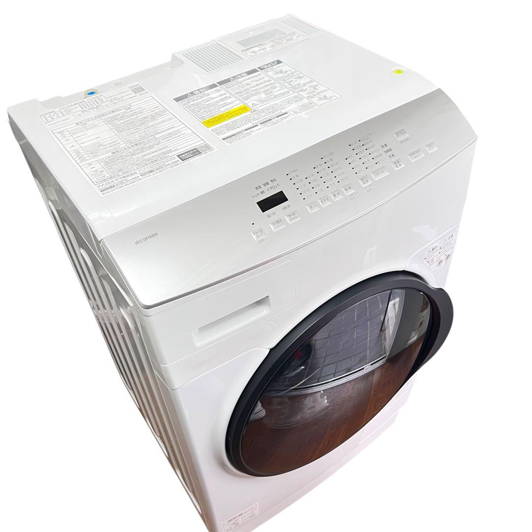IRIS OHYAMA FLK852-W ドラム式洗濯機 2024年製 8kg