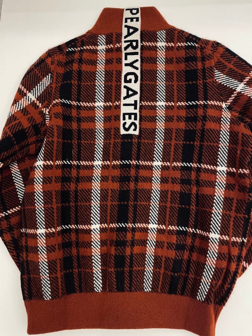 PEARLY GATES チェック柄 カシミヤ
