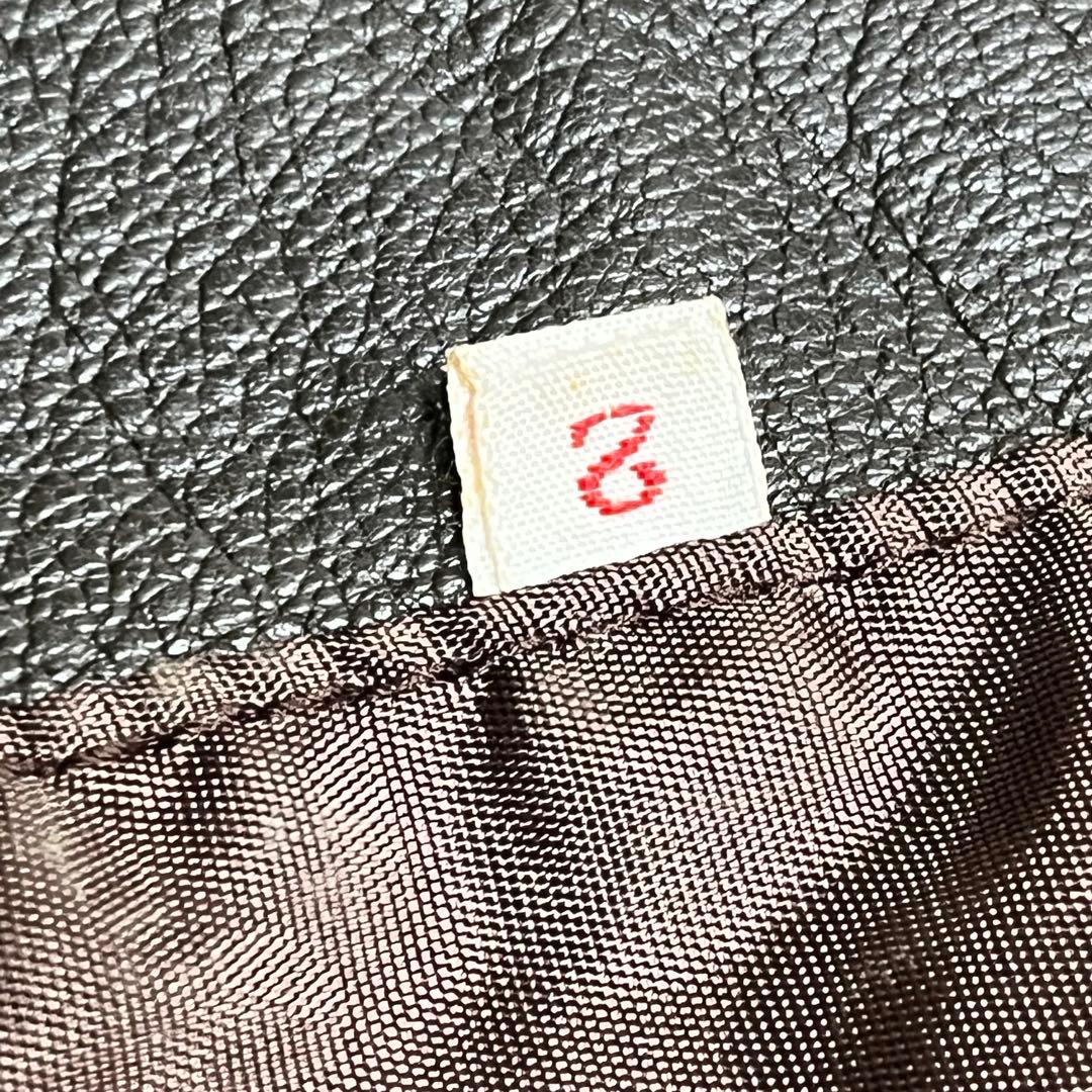 レザートレンチコート 本革 ブラウン ベルト ダブル釦 ヴィンテージ