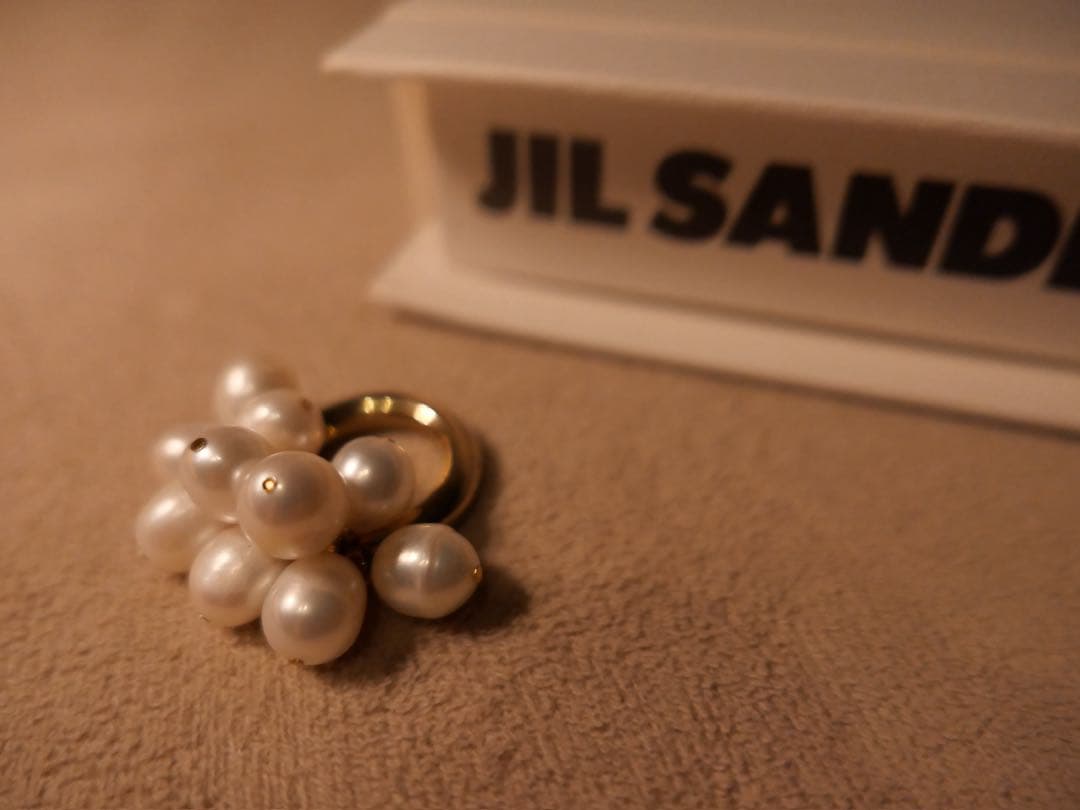 お値下げ⭐︎【JIL SANDER】バロックパールリング