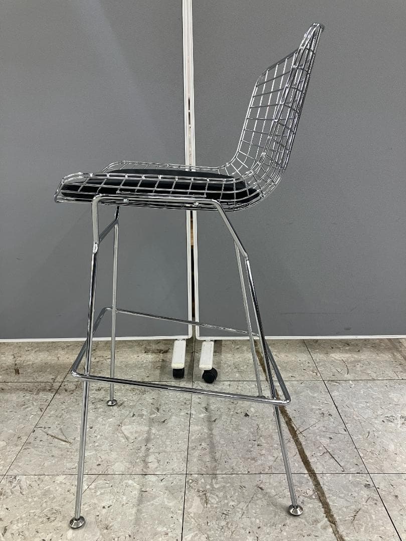 ハイチェア N plus リプロダクト ハリー・ベルトイア シルバー②