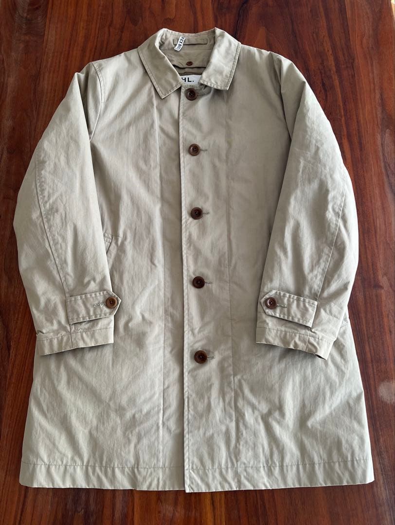 MHL. ステンカラーコート ベージュ　ダウンライナー付き