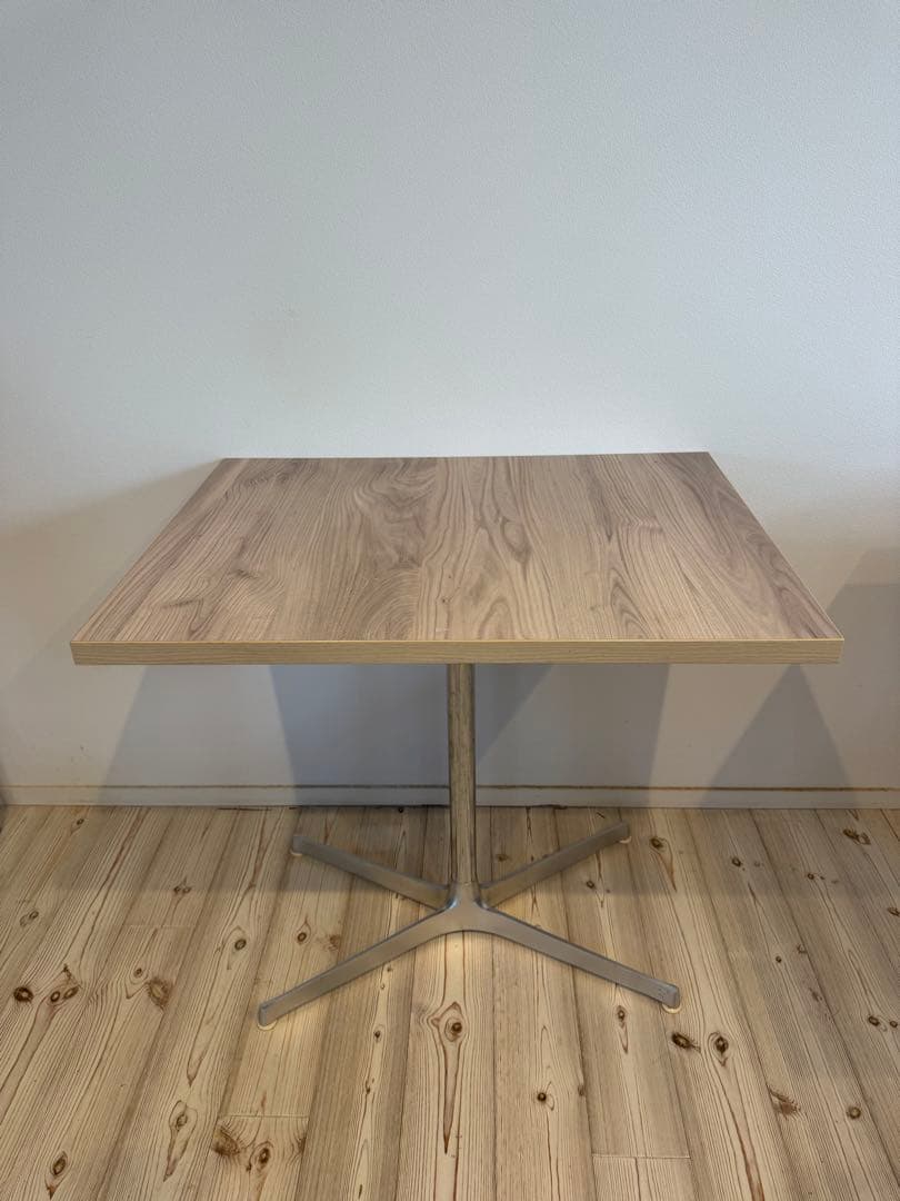 カフェ 長方形テーブル 60×80cm高さ75cm 1本脚 業務用③